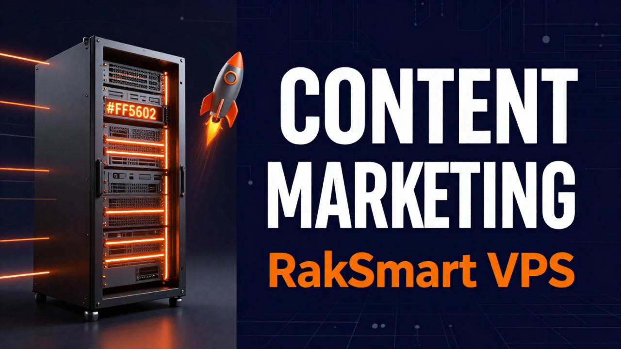 Content Marketing and Hosting: How RakSmart VPS Powers Faster, Rankable Content
