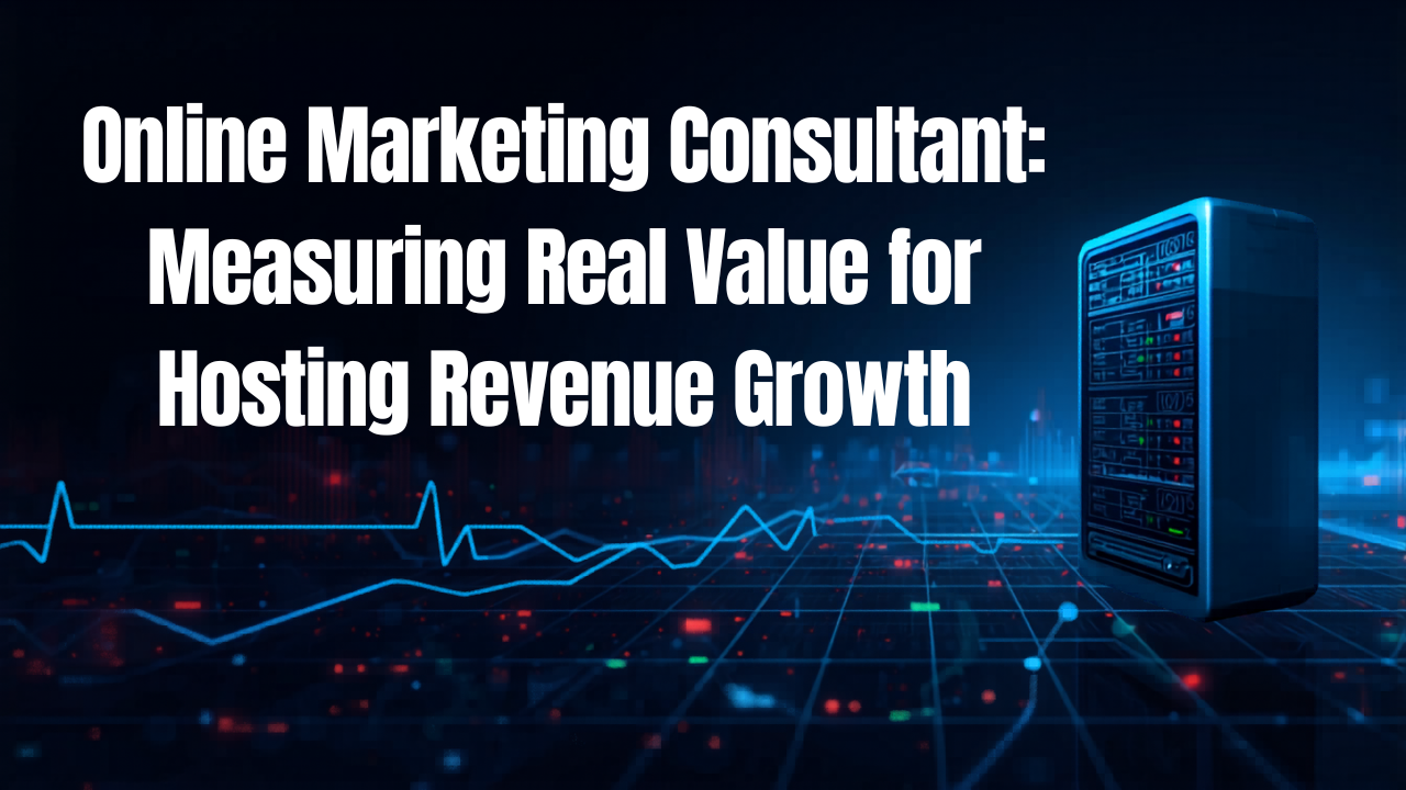 Online Marketing Consultant: Measuring Real Value for Hosting Revenue Growth