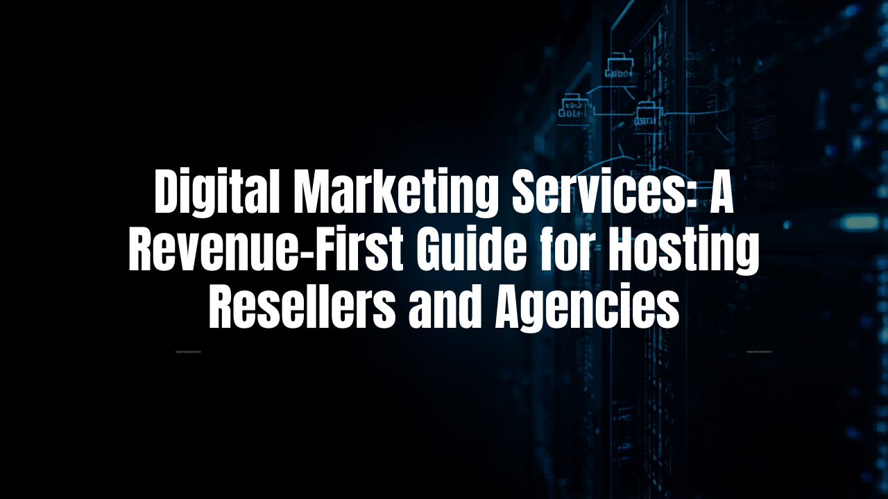 Digital Marketing Services: A Revenue-First Guide for Hosting Resellers and Agencies