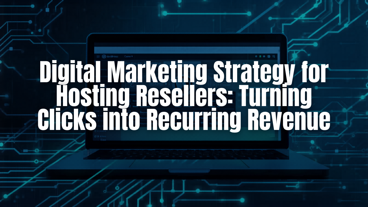 Digital Marketing Strategy for Hosting Resellers: Turning Clicks into Recurring Revenue