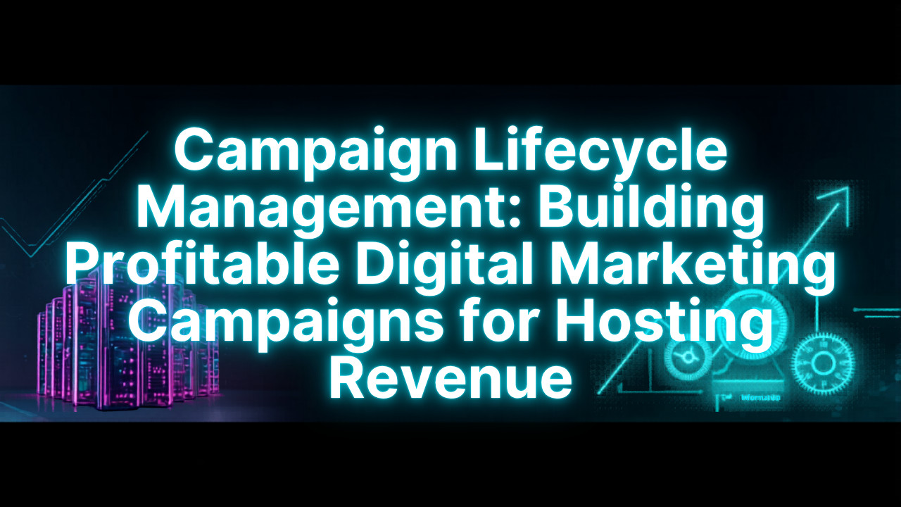 Campaign Lifecycle Management: Building Profitable Digital Marketing Campaigns for Hosting Revenue